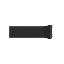 Rodapé de Poliestireno LEV71 Preto 7x1,3x240 Santa Luzia Rodapé de Poliestireno LEV71 Preto 7x1,3x240 Santa Luzia