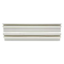 Rodapé de Poliestireno Liso 2,4 m - Branco