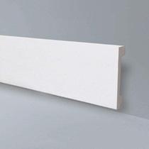 Rodapé de Poliestireno Liso 2,44 m - Branco