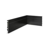 Rodapé de Poliestireno Preto Frisado Formix 3D - 20cm Rodapé de Poliestireno Preto Frisado Formix 3D - 20cm