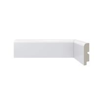 Rodapé de Poliestireno Santa Luzia 446 Branco 70mm x 15mm x 2400mm