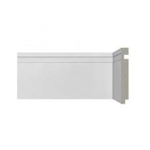 Rodapé de Poliestireno Santa Luzia 493 Branco 120mm x 16mm x 2400mm