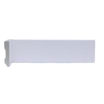 Rodapé de Poliestireno Slim 2,4 m - Branco Rodapé de Poliestireno Slim 2,4 m - Branco