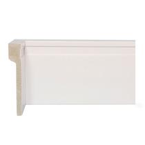 Rodapé de Poliestireno Sobrepor 15cm x 20mm Metro Linear - Barra 2,40m Branco Graddus Branco Rodapé de Poliestireno Sobrepor 15cm x 20mm Metro Linear - Barra 2,40m Branco Graddus Branco