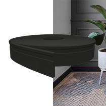 Rodapé Eva Autocolante 7cm Rp16 Preto 10 Metros Meurodapé Rodapé Eva Autocolante 7cm Rp16 Preto 10 Metros Meurodapé