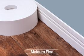 Rodapé Eva Flexível Autoadesivo 10cm x 1cm Napoli 15 Metros