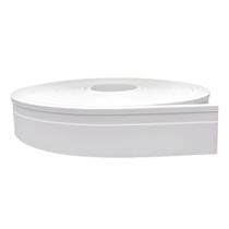 Rodapé Eva Frisado Autocolante Flexível Branco 15mx7cm
