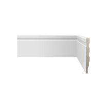 Rodapé Fit Frisado 240x10cm Branco - Biancogres