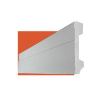 Rodapé Frisado De Poliestireno 7cm Altura X 2,40 Metros 100% VIRGEM