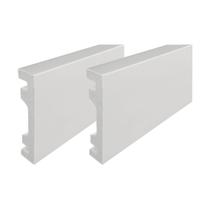 Rodapé Guarnição de Poliestireno Liso 7 cm Barra de 2,4 m Rodapé Guarnição de Poliestireno Liso 7 cm Barra de 2,4 m