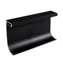 Rodapé Invertido Curvo Lete Autocolante em Aluminio com Aba para LED 60mm x 20mm - Homeney