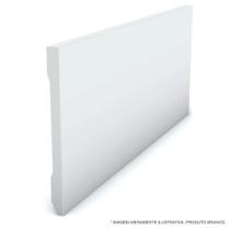 Rodape Liso Reto Branco 13X240X1,3Cm Poliestireno Ref 591 Rp