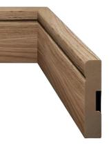 Rodape Mdf 7cm Eucafloor Estilo Cor 10 Barra Com 1m Marrom
