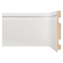 Rodapé MDF Frisado 15CMX2,40m 1502 Moldufama Kit 12m