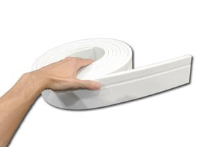 Rodapé Moldura Autocolante - Eva Flexível 8cm 5 Metros