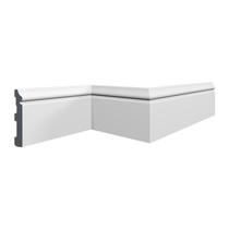 Rodapé Perfil de Poliestireno CF12 6 m - Branco