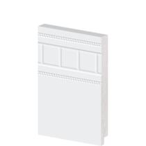 Rodapé Poliestireno 15cm Branco 53115 Arquitech Versalhes Rodapé Poliestireno 15cm Branco 53115 Arquitech Versalhes