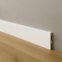 Rodapé Poliestireno 15cm Liso Branco 2m PEX Rodapé Poliestireno 15cm Liso Branco 2m PEX