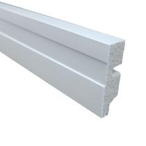 Rodapé Poliestireno 5cm Frisado Branco 455 Santa Luzia 2,4 Metros Rodapé Poliestireno 5cm Frisado Branco 455 Santa Luzia 2,4 Metros