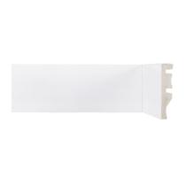 Rodape Poliestireno 7cm Branco Liso 2,40 metros 5189 Rodape Poliestireno 7cm Branco Liso 2,40 metros 5189