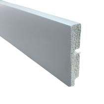 Rodape Poliestireno 7cm Liso Cinza Glacial 451 Santa Luzia 2,4 Metros