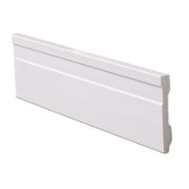Rodapé Poliestireno Branco Frisado 240X7X1cm - Finottato Rodapé Poliestireno Branco Frisado 240X7X1cm - Finottato