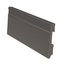 Rodapé Poliestireno Cinza Frisado 240X10X1.5cm - Finottato Rodapé Poliestireno Cinza Frisado 240X10X1.5cm - Finottato