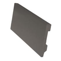 Rodapé Poliestireno Cinza Liso 240X10X1.5cm - Finottato Rodapé Poliestireno Cinza Liso 240X10X1.5cm - Finottato