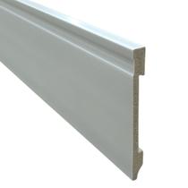 Rodape Poliestireno Frisado 15cm Branco 2,4 Metros Rodape Poliestireno Frisado 15cm Branco 2,4 Metros