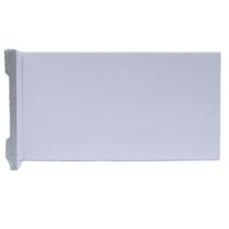 Rodapé Poliestireno Liso Branco 2,4 m - Branco