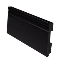 Rodapé Poliestireno Preto Frisado 240X10X1.5cm - Finottato Rodapé Poliestireno Preto Frisado 240X10X1.5cm - Finottato