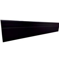 Rodapé PVC Liso 6 m - Preto