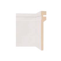 Rodapé Sobrepor de Poliestireno Frisado 12CMX15MMX 28,8 m - Branco Rodapé Sobrepor de Poliestireno Frisado 12CMX15MMX 28,8 m - Branco
