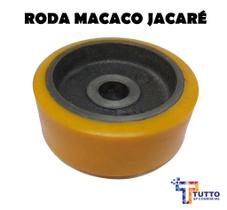 RODAS 4 POL. P/ MACACO JACARÉ 2T - MARCON RM46 - Roda de Poliuretano Vermelha