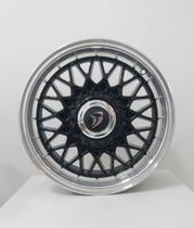 Rodas Aro 15 BBS Brw 900 4x100/108 Preta Diamantada