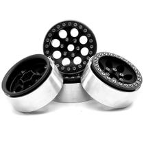 Rodas Beadlock, jantes, RCLIONS, alumínio de 1,9 polegadas para esteiras 1/10