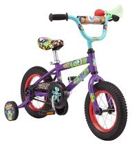Rodas Bike Pacific Funny Monsters Kids de 12 polegadas roxas de 3 a 5 anos