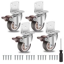 Rodas Caster Wheels W B D WEIBIDA Side Mount, 5 cm, conjunto de 4 Rodas Caster Wheels W B D WEIBIDA Side Mount, 5 cm, conjunto de 4
