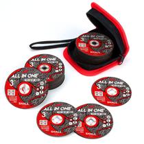 Rodas cortadas SHALL, pacote com 25, 3 x 10 mm, ultrafinas para moedor