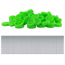 Rodas de brinquedo e eixo STEM EUDAX 300 PCS para carro RC de brinquedo DIY