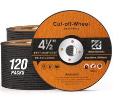 Rodas de corte Shawya 120 PCS 115 mm para tubos de metal e PVC Rodas de corte Shawya 120 PCS 115 mm para tubos de metal e PVC