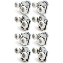 Rodas de fixação de portas de chuveiro Linwnil Chrome 4-6mm Glass