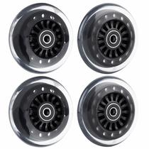 Rodas de reposição AOWESM Wiggle Car com rolamentos ABEC-9 Black
