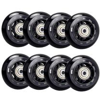 Rodas de reposição de skate em linha TOBWOLF 64mm 82A, pacote com 8