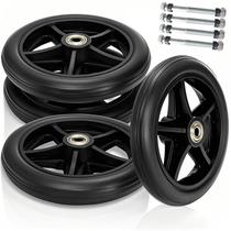 Rodas de reposição para cadeira de rodas FISDEN 6cm Solid 4 Pack Rodas de reposição para cadeira de rodas FISDEN 6cm Solid 4 Pack