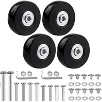 Rodas de reposição para malas de bagagem LSTOPGO 50mm x 18mm x 4