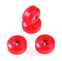Rodas De Rolamento Uretreano Skate Dedo Profissional Red