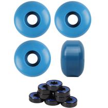 Rodas de skate com rolamentos e espaçadores ABEC 7 52mm