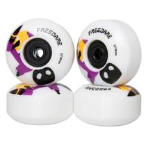 Rodas de skate FREEDARE 52 mm com rolamentos e espaçadores (pacote com 4)