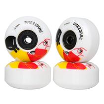 Rodas de skate FREEDARE 52 mm com rolamentos e espaçadores (pacote com 4)